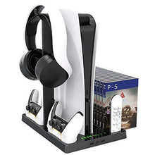 
                        
                          Muat gambar ke penampil Galeri, Vertical Stand Cooling Fan for PS5 Digital Edition/Ultra HD Console - JOY2ESpree
                        
                      