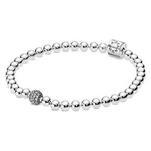
                        
                          Muat gambar ke penampil Galeri, Pandora Jewelry Beads and Pave Cubic Zirconia Bracelet in Sterling Silver - JOY2ESpree
                        
                      