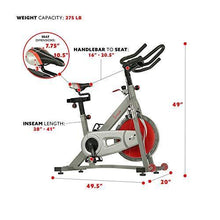 
                        
                          將圖片載入圖庫檢視器 Sunny Health &amp; Fitness Indoor Cycling Exercise Bike with 40 LB Flywheel and Dual Felt Resistance - Pro / Pro II - JOY2ESpree
                        
                      