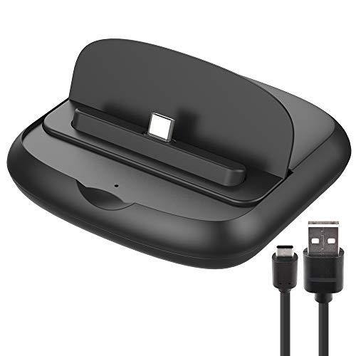 Ravol Charging Stand for Nintendo Switch, Fodable Mini Charging Display Dock Station with USB Type C Port (Adapter Not Included) - JOY2ESpree