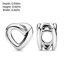 
                        
                          Muat gambar ke penampil Galeri, Pandora Jewelry Knotted Heart Sterling Silver Charm - JOY2ESpree
                        
                      
