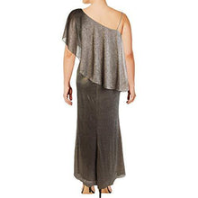 
                        
                          Load image into Gallery viewer, LAUREN RALPH LAUREN Radlee Women's Metallic One Shoulder Popover Gown - JOY2ESpree
                        
                      