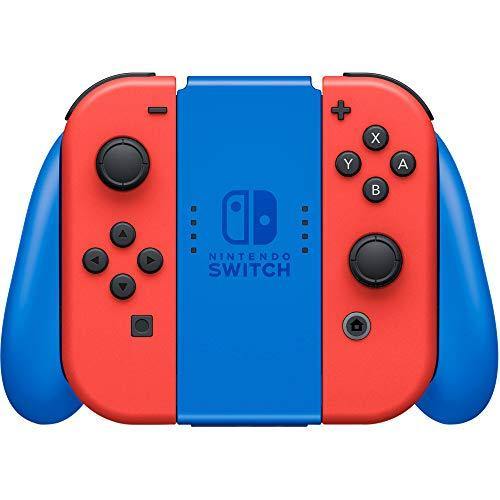 Newest Nintendo Switch Mario Red & Blue Edition with Red Joy-Con - 6.2" Touchscreen LCD Display - JOY2ESpree
