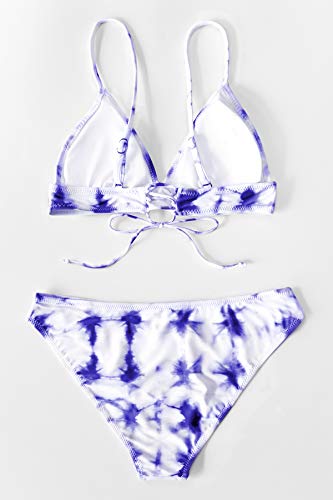CUPSHE Women's Bikini Triangle Sexy Lace Up Two Piece Bathing Suit