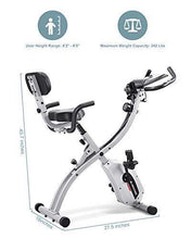 
                        
                          Muat gambar ke penampil Galeri, Maxkare Upright Folding Exercise Bike Stationary Recumbent Magnetic Indoor Cycling Bike - JOY2ESpree
                        
                      