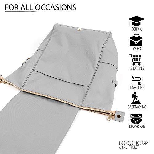 KJARAKÄR Backpack | Classic & Premium Styles | Metal Zippers | Leather Accessories | Gym, Work, School, Diaper Bag - JOY2ESpree