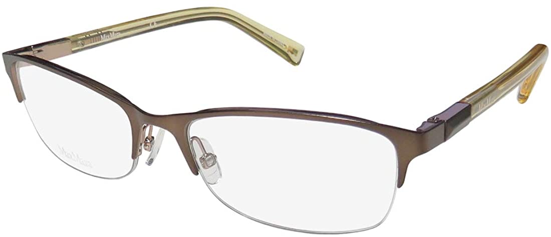 Max Mara 1184 Womens/Ladies Designer Half-rim Flexible Hinges Shape Authentic Exclusive Eyeglasses/Glasses