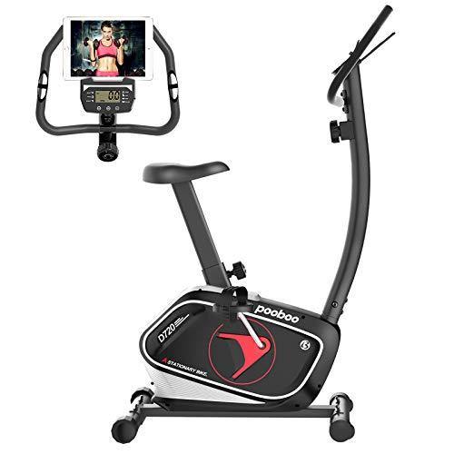 pooboo Magnetic Exercise Bike Upright Exercise Bikes Stationary Bike - JOY2ESpree