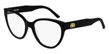 
                        
                          Load image into Gallery viewer, Balenciaga BB0064O 001 Eyeglasses Women's Black Full Rim Optical Frame 54mm
                        
                      