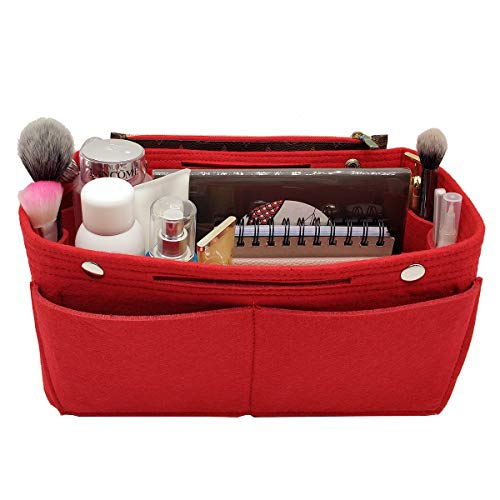 Felt Purse Organizer Insert Bag organizer Multi Pocket Bag in Bag Organizer Shaper