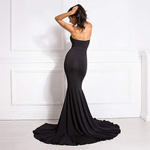 
                        
                          Muat gambar ke penampil Galeri, Formal Strapless Evening Dress Long Prom Gown Front Split Full Length Wedding Maxi Dress
                        
                      