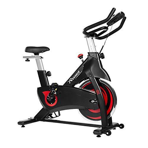 Reehut Exercise Bikes Stationary for Home, Spin Bike with Screen Cycling Bike Magnetic Resistance - JOY2ESpree