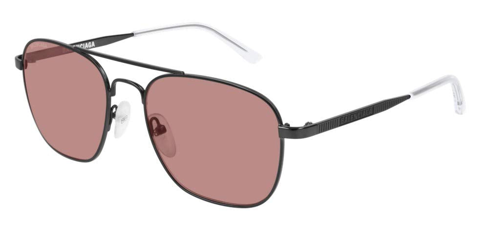 Balenciaga BB0037S Sunglasses 003 Grey/Brown Glass Lens 55 mm