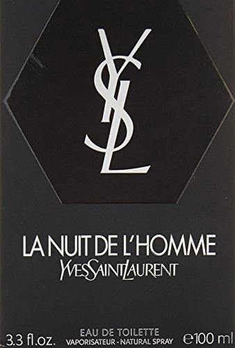Yves Saint Laurent La Nuit De L'Homme Eau de Toilette Spray, 3.3 Fl Oz