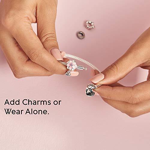 Pandora Jewelry Moments Mesh Charm Sterling Silver Bracelet - JOY2ESpree