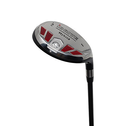 Senior Men's #1 iDrive 13° Driving One Iron Wood Hybrid Driver Right Handed Premium Ultra Forgiving Senior Flex Graphite Shaft Tacki-Mac Midsize Grips - JOY2ESpree