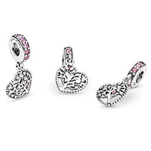 
                        
                          Load image into Gallery viewer, Pandora Jewelry Tree of Love Cubic Zirconia Charm in Sterling Silver - JOY2ESpree
                        
                      