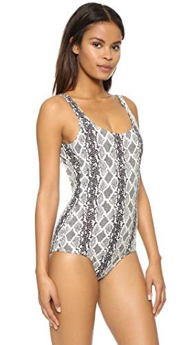 Zimmermann Snake Print Scoop One Piece Swimsuit