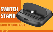 
                        
                          Load image into Gallery viewer, Ravol Charging Stand for Nintendo Switch, Fodable Mini Charging Display Dock Station with USB Type C Port (Adapter Not Included) - JOY2ESpree
                        
                      