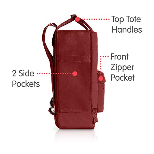 Fjallraven, Kanken Classic Backpack for Everyday, Ox Red