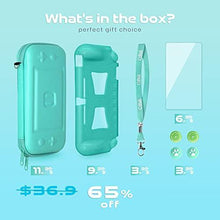 
                        
                          Muat gambar ke penampil Galeri, CoBak Carrying Case for Nintendo Switch Lite - with 1 Screen Protector, 1 Grip Case and 4 Thumb Grip Caps. - JOY2ESpree
                        
                      