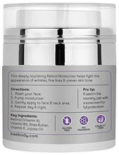 
                        
                          Cargar imagen en el visor de la galería, Baebody Retinol Moisturizer Cream for Face, Neck and Décolletage with Wrinkle and Acne Fighting Retinol, Jojoba Oil and Vitamin E, 1.7 Ounces - JOY2ESpree
                        
                      