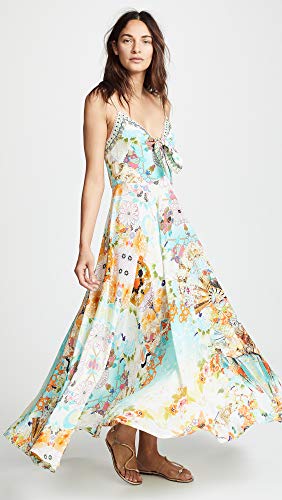 Camilla Women's Long Dress with Tie Front