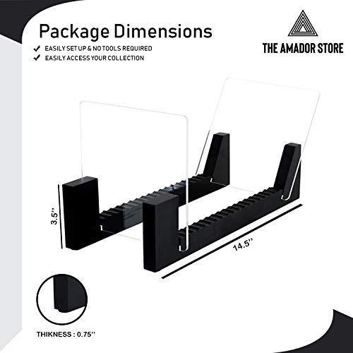 The Amador's Store Vinyl LP Record Rack 50-55 LP storage Stand Holder - JOY2ESpree