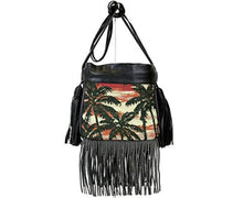 
                        
                          將圖片載入圖庫檢視器 Saint Laurent Women's Black Helena Small Fringed Bucket Cross-body Bag 412691 5568
                        
                      