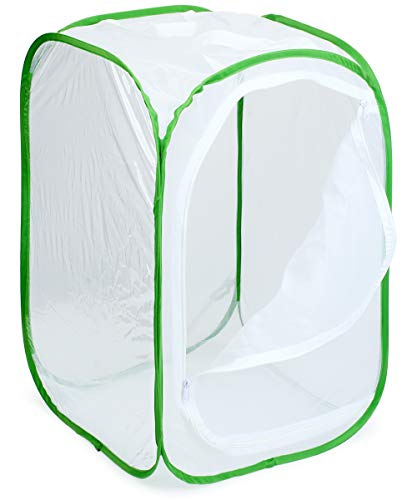 RESTCLOUD 24" Insect and Butterfly Habitat Monarch Butterfly Enclosure for Caterpillars Pop Up 24 Inches Tall Pack of 2 - JOY2ESpree