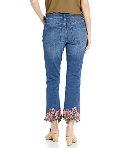 Jag Jeans Women's Ellis Cropped Boot Jean W/Embroidery