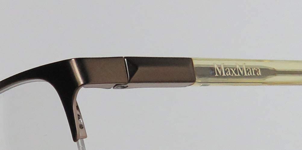 Max Mara 1184 Womens/Ladies Designer Half-rim Flexible Hinges Shape Authentic Exclusive Eyeglasses/Glasses