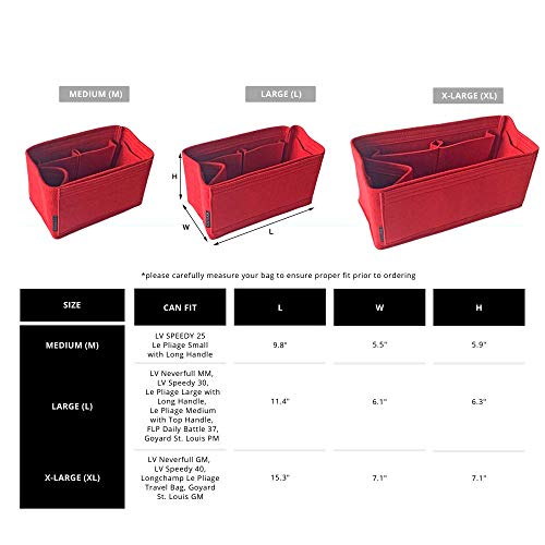 KOELLECO Purse Organizer Insert, Handbag Organizer Insert Purse Insert Organizer