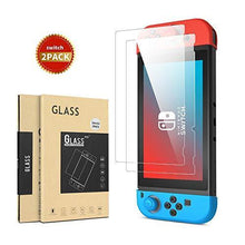 
                        
                          Load image into Gallery viewer, [2PACK] Screen Protector Tempered Glass for Nintendo Switch,Premium HD Clear, 9H with 0.33mm 2.5D - JOY2ESpree
                        
                      