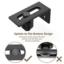 
                        
                          Load image into Gallery viewer, Homlux Heavy Duty Sliding Barn Door Floor Guide,Adjustable Roller,Wall Mount System,Flush Bottom Design,Floor and Door Panel Non-Damage(Floor Guide-3)
                        
                      