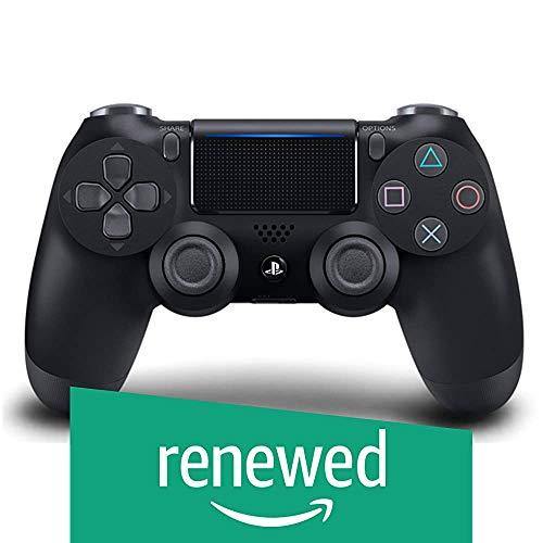 DualShock 4 Wireless Controller for PlayStation 4 - Jet Black (Renewed) - JOY2ESpree