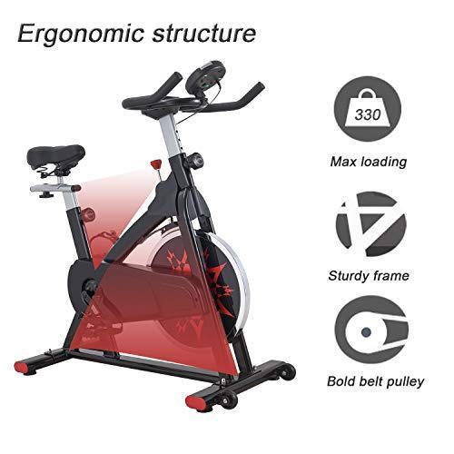 VIGBODY Exercise Bike Indoor Cycling Bike Adjustable Stationary Bicycle - JOY2ESpree