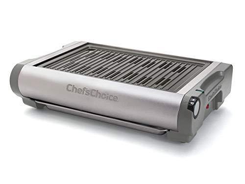 Chef'sChoice 878 Professional Indoor Electric Grill with Removable Nonstick Plate Stainless Steel Drip Tray - JOY2ESpree