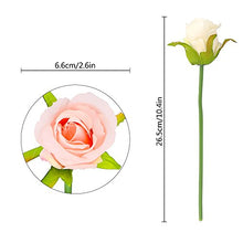
                        
                          Muat gambar ke penampil Galeri, CEWOR 24 Heads Artificial Rose Flowers Bouquet Silk Flowers Rose for Home Bridal Wedding Party Festival Decor (2 Packs Champagne and Pink)
                        
                      
