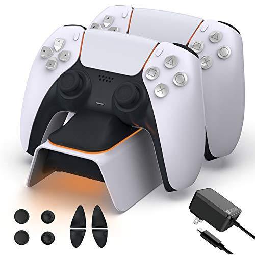 NexiGo Upgraded PS5 Controller Charger with Thumb Grip Kit - JOY2ESpree