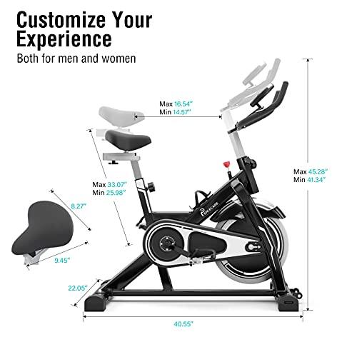 PERLECARE Indoor Cycling Bike, Sturdy Exercise Bike Stationary with 35 LBS Flywheel - JOY2ESpree