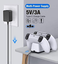 
                        
                          Load image into Gallery viewer, BEBONCOOL PS5 Charging Station, PS5 Controller Charger Station for Dualsense Controller - JOY2ESpree
                        
                      