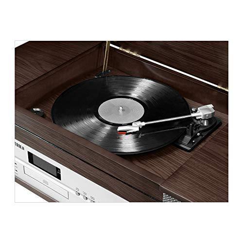 Victrola Jackson: 7-in-1 Music Center, Espresso - JOY2ESpree