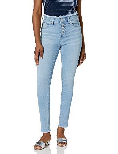 Jag Jeans Women's Petite Gwen Skinny W/Raw Edge W/B Jean
