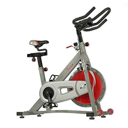 Sunny Health & Fitness Indoor Cycling Exercise Bike with 40 LB Flywheel and Dual Felt Resistance - Pro / Pro II - JOY2ESpree
