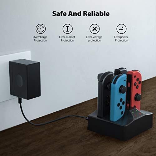 Charger for Nintendo Switch, YCCTEAM Switch Charger AC Adapter 15V/2.6A Fast Charging Replacement - JOY2ESpree