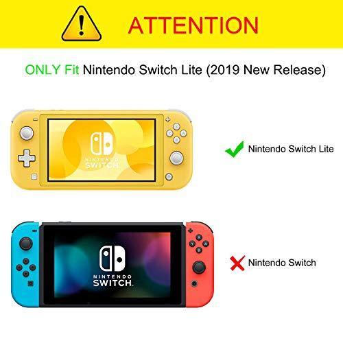 Fintie Carry Case for Nintendo Switch Lite 2019 - [Shockproof] Hard Shell Protective Cover Bag with 15 Game Card/2 Micro SD Card Slots - JOY2ESpree