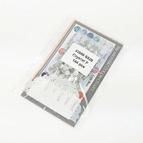 144 pcs Crystal (001) clear Swarovski NEW 2088 Xirius 20ss Flat backs Rhinestones 5mm ss20 - JOY2ESpree