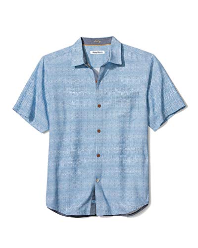 Tommy Bahama Men's Coconut Point GEO, Frozen Blue, XL