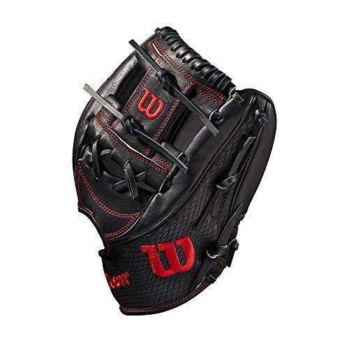 Wilson 2021 A2K 1787 w/SuperSkin (IF) Right Hand Throw Baseball Glove - 11.75", Black/Black SS - JOY2ESpree